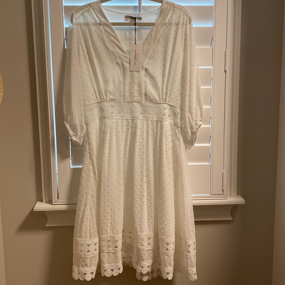 Molly Bracken White Eyelet Dress